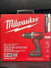 Milwaukee ‎2606-22CT M18 Cordless Drill Driver - Red