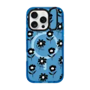 iPhone 16 Pro Impact Ring Stand Case MagSafe Compatible Monochrome Bloom