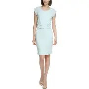 Calvin Klein Light Blue Cap Sleeve Dress Size 6 - Women's Dresses