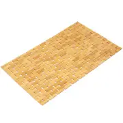 New Foldable Bamboo Bath Mat Natural Anti-Slip Rug, Flooring Solution