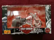 Maisto Harley-Davidson 1997 FLSTS Heritage Springer Red & White Scale 1:18