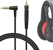 Geekria Audio Cable Compatible with Sennheiser Game One, Game Zero, PC 373D, GSP 350, GSP 500, GSP 600 Headsets, 2.5mm AUX Gaming Headset Replacement Stereo Cord (5.6ft/1.7m)