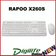 RAPOO X260S Wireless Optical Mouse & Keyboard 1000dpi- 2.4G Connection