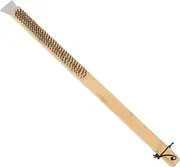 Homemade Pizza Handle Brush Long Wooden Handle Pizza Stone Cleaner Oven Cleaning Brush Pizza Oven Accessories Pizza Stone