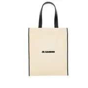 [JIL SANDER] JIL SANDER Canvas Book tote bag Woman One Size One Size Beige