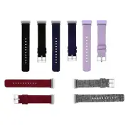Nylon Woven Fabric Watch Strap Wrist Band Bracelet for Fitbit Charge 3 / 3HR