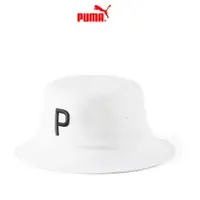 在飛比找蝦皮購物優惠-PUMA 漁夫帽 #024732-02 ,白(不可調) 帽子