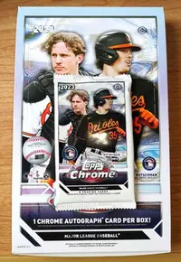 在飛比找Yahoo!奇摩拍賣優惠-2023 MLB Topps Chrome 卡包X3 1盒1