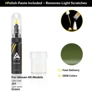 Touch Up Paint For Nissan All Models J31 Green With Polish Paste