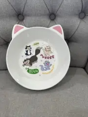 NEW Disney Parks Critter Chaos Collection Lucifer Figaro Marie Cat Ears Pet Bowl