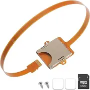 11.8 in/30 cm Micro SD Card to SD Card Extension Cable 3D Printer Adapter Cable Micro SD Card Holder Conversion Cable Male to Female Extension Cable Adapter