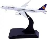 Pre-Built Model Aircraft 9CM Scale Miniature Aircraft Model 1:400 Germany for Lufthansa ERJ-190LR D-AECA Finished Airplane Model Miniature Airplane Model