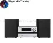 KENWOOD M-EB50-S Compact Hi-Fi Audio System 25W+25W Bluetooth CD USB Silver