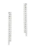 Rosantica Vetro Crystal-embellished Drop Earrings - Silver ONE SIZE