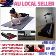 NBR Yoga Mat Exercise Fitness Gym Pilates Eco Spin Bike Mat Indoor Treadmill