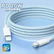 USB C to iPhone PD Charger Cable Fast Charging Data Lead for iPhone 14 13 12 11