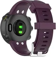 [Happytop] Compatible with Garmin Forerunner 45/ Forerunner 45S Bands, Silicone Replacement Watchband for Garmin Forerunner 45/ Forerunner 45S GPS Running Watch
