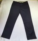 NWT DOCKERS Signature Khaki Mens Pants 38x34 Lux Cotton Stretch Straight Black