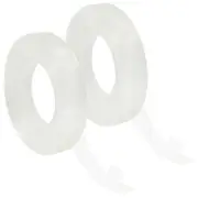 2 Pack 20 Feet Double Sided Mounting Tape Transparent Clear for Heavy Duty 0.78"