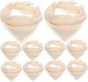 NAMOARLY 12pcs Rustic Decorative Napkins Soft Cloth for Weddings Parties Dining Highly Absorbent Multi Scene Use Elegant for Home Hotel