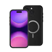 iPhone 15 Pro Max Heavy-Duty Shockproof Case Cover - Best Quality, Flexible & Tough, Stain-Resistant, Lightweight & MagSafe Compatible