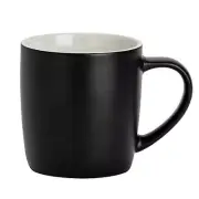 Argon Tableware Matt Tea and Coffee Mug - Black - 350ml