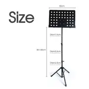 Heavy Duty Metal Music Sheet Conductor Folding Adjustable Music Stage Stand