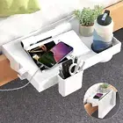 SOLEJAZZ Bedside Shelf for Bed, Foldable Bunk Bed Shelf Clip On Nightstand Tray