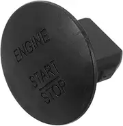 MUCKLILY Car Start Button Cars Push Button Ignition Ignition Switch Pressed Engine Start Switch Ignition Key Cover Cap Push to Start Button Engine Stop Switch Cla Plastic Black