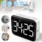 Digital Kitchen Timer LED Display 3 Volume Levels Magnetic Countdown Clock