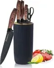 Kitchen Knife Set 6 Pieces Black Sharp Knife Set for Kitchen Non