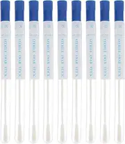 50 Sets Nasopharyngeal Nylon Tipped Specimen Flocked Swabs with Tubes Lid Lable Nasal Swab Nylon Flocking Tip Flocked Swab