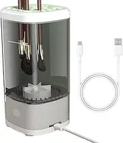 Electric Makeup Brush Cleaner, Electric Cosmetic Brush Cleaning Automatic Machine, Multi-Functional UV Drying Energy Saving Makeup Brush Clean Machine For Eyeshadow, Foundation, Blush Brushes