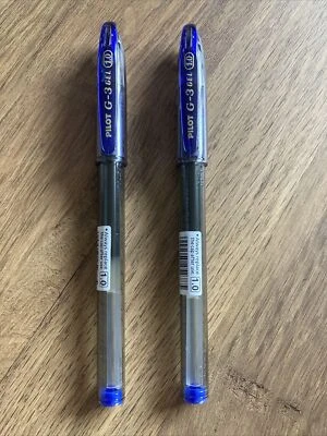 Pilot G-3 Blue Gel Rollerball Pens,Ref : BL-G3-10-L ( PKT 2 PENS ) BRAND NEW