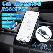 Bluetooth 5.3 Transmitter Receiver 2 IN 1 Wireless Audio 3.5mm Jack Aux Adapter