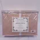 400 Thread Count Hemstitch Solid Duvet Set Fawn Gold King free shipping