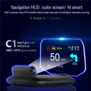 Car OBD2 Head Up Display Navigation HUD Mirror GPS HUD Projection Speedometer