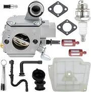 1135-120-0601 Carburetor Air Filter Carb Gasket Kit for Stihl MS361 MS361C Chainsaws 2-Stroke for Zama C3R-S236 1135 141 2200, 1128 358 7701, 1122 647 9400, 1135 120 1601