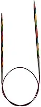 KnitPro 60 cm x 3.75 mm Symfonie Fixed Circular Needles, Multi-Color