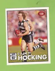 1996 AFL SELECT STICKER #130 GARRY HOCKING, GEELONG CATS