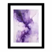 Modern Purple Art Framed print