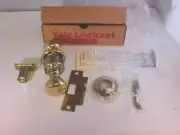 Yale Door Knob LF5301 380BN Polished Gold No Lock Hardware Included NEW