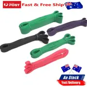 Heavy Duty Exercise Resistance Latex Loop Bands Fitness Home Yoga Gym Pull Up