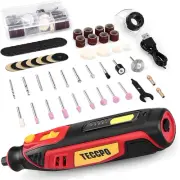 4V Cordless Rotary Tool, 5-Speed 25000RPM Mini Power Rotary Tool with 53 Access
