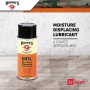 Hoppes Moisture Displacing Lubricant 4 Ounce Aerosol Prevents Gun Corrosion