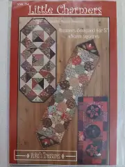Anka's Treasures Little Charmers Pattern 264 Table Runners Pieced Applique