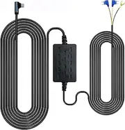 Dash Cam Hardwire Kit, GKU Type C USB Mini(ATS) Hard Wire Car Camera Charger Cable Kit,12V- 24V Car Dash Camera Charger Power Cord with Battery Drain Protection