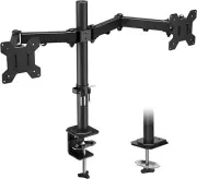ERGOMAKER Dual Monitor Stand, Fully Adjustable Dual Monitor Arm for 2 Computer S