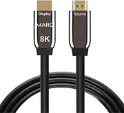 8K HDMI Fibre Optic Cable 2.1, 48Gbps 8K 120Hz 3D Support, eARC Compatible, High-Speed HDMI to HDMI Adapter for TV, Laptop, Mirroring, 25M