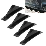 Car Rear Lower Bumper Diffuser Carbon Fiber Curved Automobile Modification